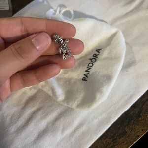 Pandora Silver Number 21 Charm
